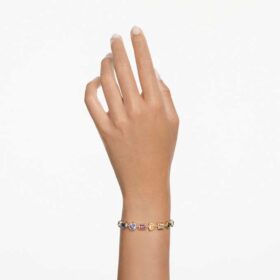 Bracelet Imber à tailles variées, multicolore, plaqué or