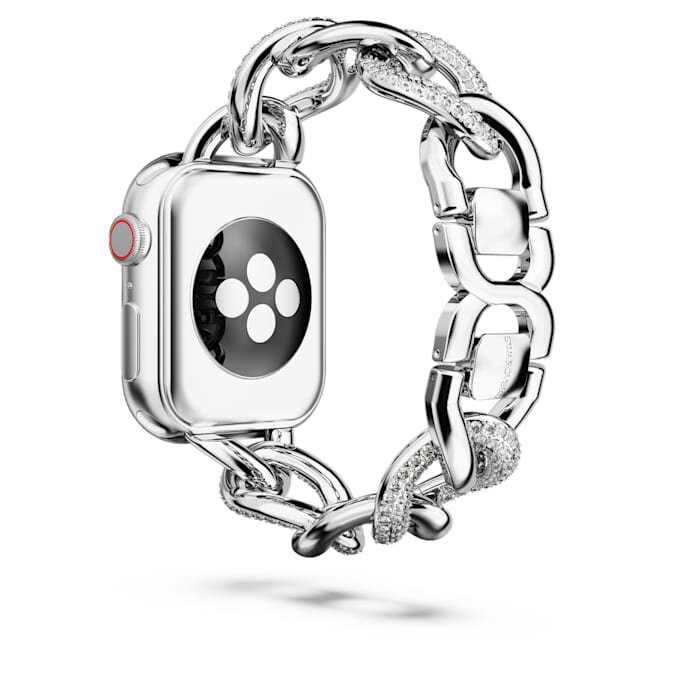 Bracelet à maillons pour Apple Watch® 40 mm et 41 mm, couleur argentée, acier inoxydable Bracelet à maillons pour Apple Watch® 40 mm et 41 mm, couleur argentée, acier inoxydable