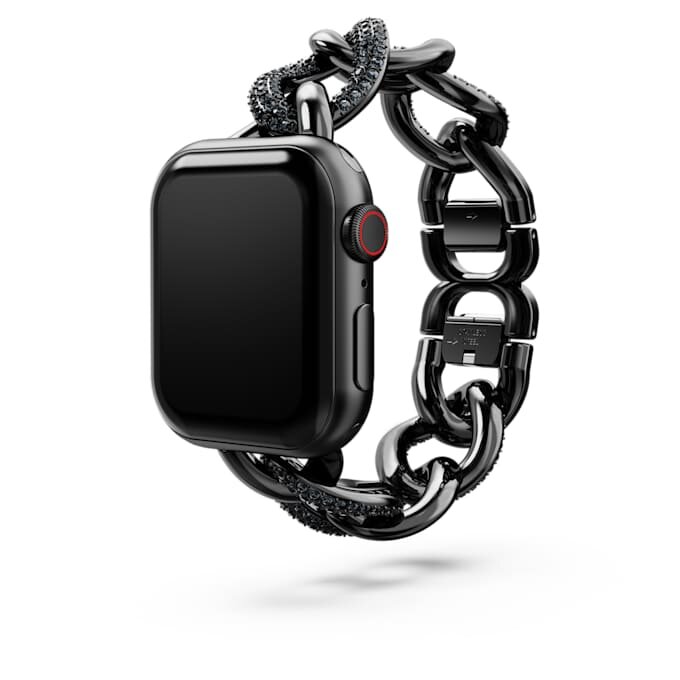Bracelet à maillons pour Apple Watch® 40 mm et 41 mm, noir, finition noire Bracelet à maillons pour Apple Watch® 40 mm et 41 mm, noir, finition noire