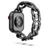 Bracelet à maillons pour Apple Watch® 40 mm et 41 mm, noir, finition noire Bracelet à maillons pour Apple Watch® 40 mm et 41 mm, noir, finition noire
