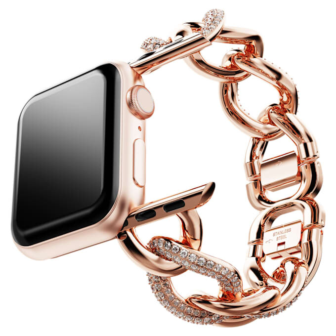 Bracelet à maillons pour Apple Watch® 40 mm et 41 mm, teinte or rose, finition or rose Bracelet à maillons pour Apple Watch® 40 mm et 41 mm, teinte or rose, finition or rose
