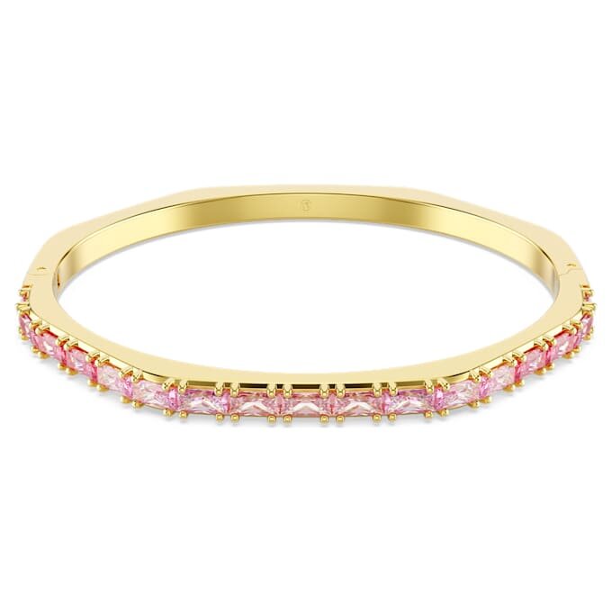 Bracelet Matrix à facettes baguette, forme octogonale, rose, plaqué or Bracelet Matrix à facettes baguette, forme octogonale, rose, plaqué or