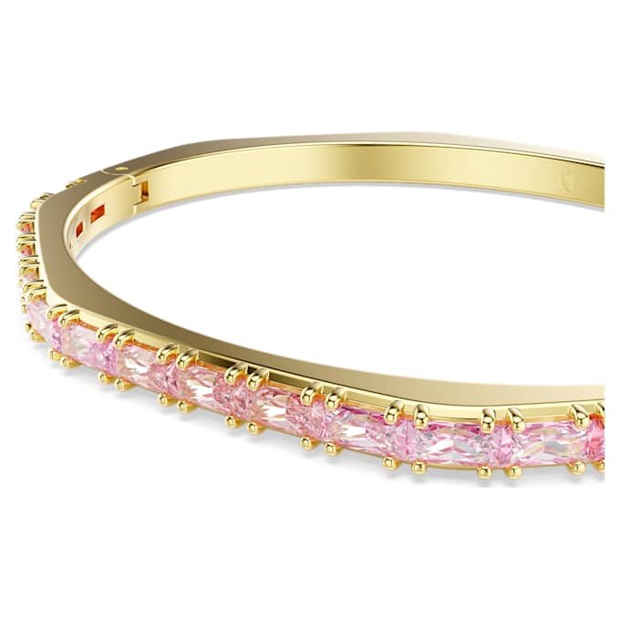 Bracelet Matrix à facettes baguette, forme octogonale, rose, plaqué or Bracelet Matrix à facettes baguette, forme octogonale, rose, plaqué or