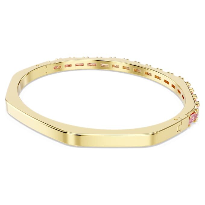 Bracelet Matrix à facettes baguette, forme octogonale, rose, plaqué or Bracelet Matrix à facettes baguette, forme octogonale, rose, plaqué or