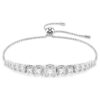 Bracelet Matrix à gradation de pierres rondes, blanc, plaqué rhodium Bracelet Matrix à gradation de pierres rondes, blanc, plaqué rhodium