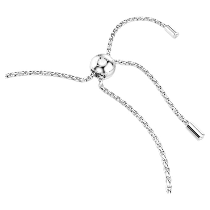 Bracelet Matrix à gradation de pierres rondes, blanc, plaqué rhodium Bracelet Matrix à gradation de pierres rondes, blanc, plaqué rhodium
