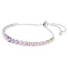 Bracelet Matrix à gradation de tailles rondes, multicolore, plaqué rhodium Bracelet Matrix à gradation de tailles rondes, multicolore, plaqué rhodium