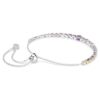 Bracelet Matrix à gradation de tailles rondes, multicolore, plaqué rhodium Bracelet Matrix à gradation de tailles rondes, multicolore, plaqué rhodium