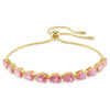 Bracelet Matrix, taille poire, rose, plaqué or