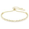 Bracelet Matrix, taille ronde, blanc, plaqué or Bracelet Matrix, taille ronde, blanc, plaqué or