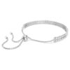 Bracelet Matrix à taille ronde, blanc, plaqué rhodium Bracelet Matrix à taille ronde, blanc, plaqué rhodium