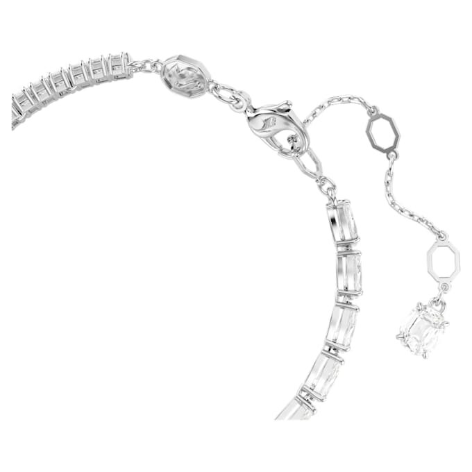 Bracelet Matrix à tailles variées, blanc, plaqué rhodium Bracelet Matrix à tailles variées, blanc, plaqué rhodium