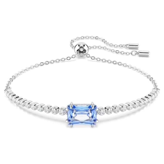 Bracelet Matrix à tailles variées, bleu, plaqué rhodium Bracelet Matrix à tailles variées, bleu, plaqué rhodium