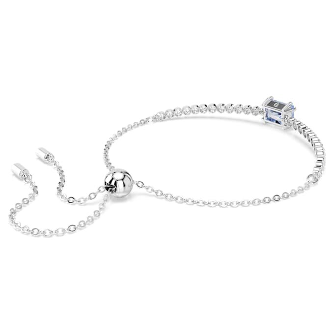 Bracelet Matrix à tailles variées, bleu, plaqué rhodium Bracelet Matrix à tailles variées, bleu, plaqué rhodium