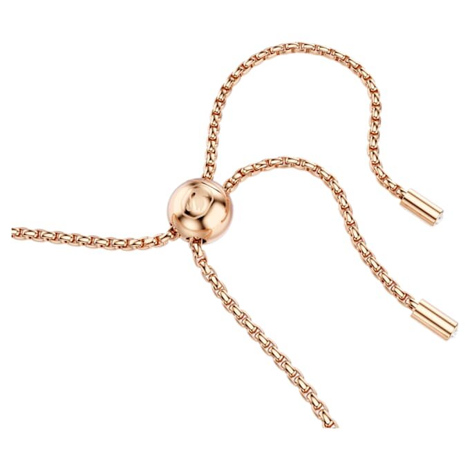 Bracelet Matrix Tennis, taille ronde, blanc, plaqué or rose Bracelet Matrix Tennis, taille ronde, blanc, plaqué or rose