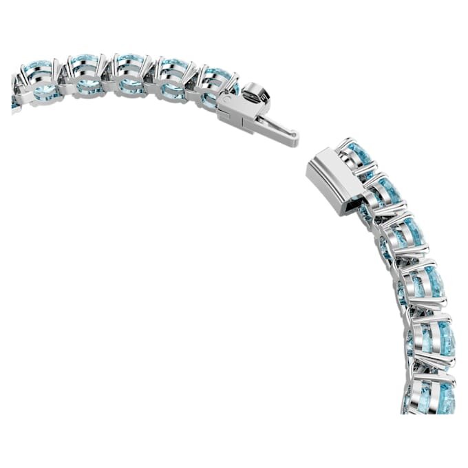 Bracelet Matrix Tennis, taille ronde, bleu, plaqué rhodium Bracelet Matrix Tennis, taille ronde, bleu, plaqué rhodium