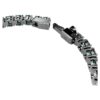 Bracelet Matrix Tennis, taille ronde, vert, plaqué ruthénium Bracelet Matrix Tennis, taille ronde, vert, plaqué ruthénium