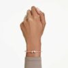 Bracelet Mesmera à tailles variées, blanc, plaqué or rose Bracelet Mesmera à tailles variées, blanc, plaqué or rose