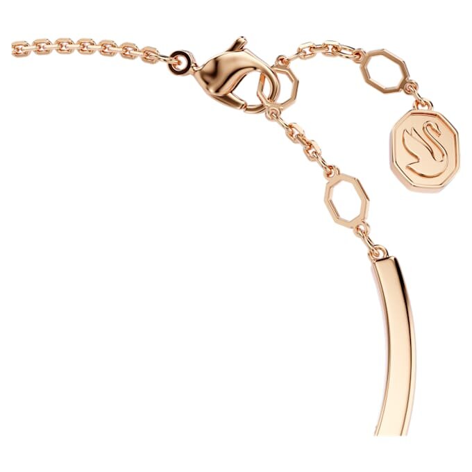 Bracelet Mesmera à tailles variées, blanc, plaqué or rose Bracelet Mesmera à tailles variées, blanc, plaqué or rose