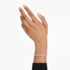 Bracelet Mesmera à tailles variées, blanc, plaqué rhodium Bracelet Mesmera à tailles variées, blanc, plaqué rhodium
