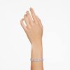 Bracelet Mesmera à tailles variées, blanc, plaqué rhodium Bracelet Mesmera à tailles variées, blanc, plaqué rhodium