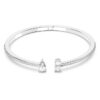 Bracelet Mesmera à tailles variées, blanc, plaqué rhodium Bracelet Mesmera à tailles variées, blanc, plaqué rhodium