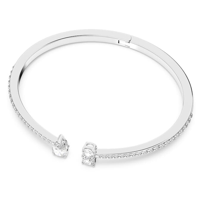Bracelet Mesmera à tailles variées, blanc, plaqué rhodium Bracelet Mesmera à tailles variées, blanc, plaqué rhodium