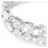 Bracelet Mesmera à tailles variées, blanc, plaqué rhodium Bracelet Mesmera à tailles variées, blanc, plaqué rhodium