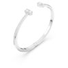 Bracelet Mesmera à tailles variées, blanc, plaqué rhodium Bracelet Mesmera à tailles variées, blanc, plaqué rhodium