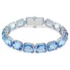 Bracelet Millenia, taille octogonale, dégradé de couleurs, bleu, plaqué rhodium Bracelet Millenia, taille octogonale, dégradé de couleurs, bleu, plaqué rhodium