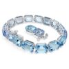 Bracelet Millenia, taille octogonale, dégradé de couleurs, bleu, plaqué rhodium Bracelet Millenia, taille octogonale, dégradé de couleurs, bleu, plaqué rhodium