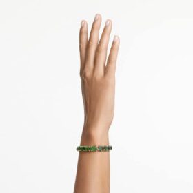 Bracelet Millenia, taille octogonale, dégradé de couleurs, vert, plaqué or Bracelet Millenia, taille octogonale, dégradé de couleurs, vert, plaqué or
