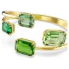 Bracelet Millenia à taille octogonale, vert, plaqué or Bracelet Millenia à taille octogonale, vert, plaqué or