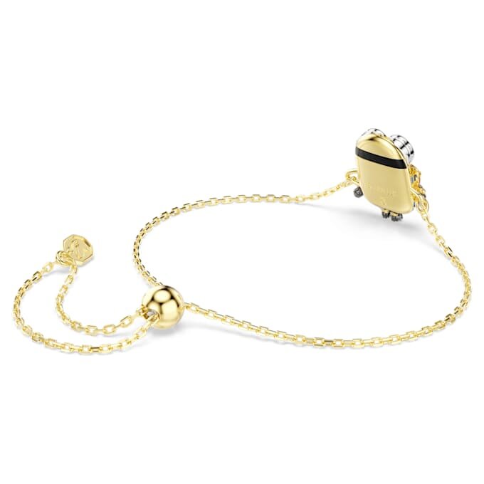 Bracelet Minions Bob pavé, multicolore, plaqué or Bracelet Minions Bob pavé, multicolore, plaqué or