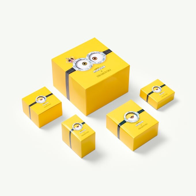 Porte-clés Minions Bob multicolore, en acier inoxydable Porte-clés Minions Bob multicolore, en acier inoxydable