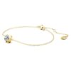 Bracelet octogonal avec diamants synthétiques (0,5 ct au total), forme octogonale, or jaune 14 carats Bracelet octogonal avec diamants synthétiques (0,5 ct au total), forme octogonale, or jaune 14 carats