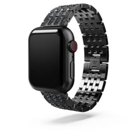 Bracelet Princess pour Apple Watch® 40 mm et 41 mm, noir, finition noire