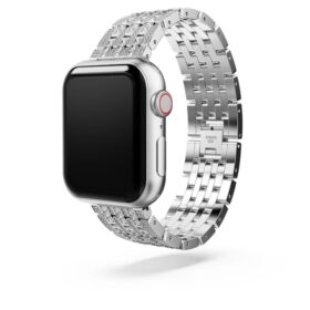 Bracelet Princess pour Apple Watch® 40 mm et 41 mm, ton argenté, acier inoxydable