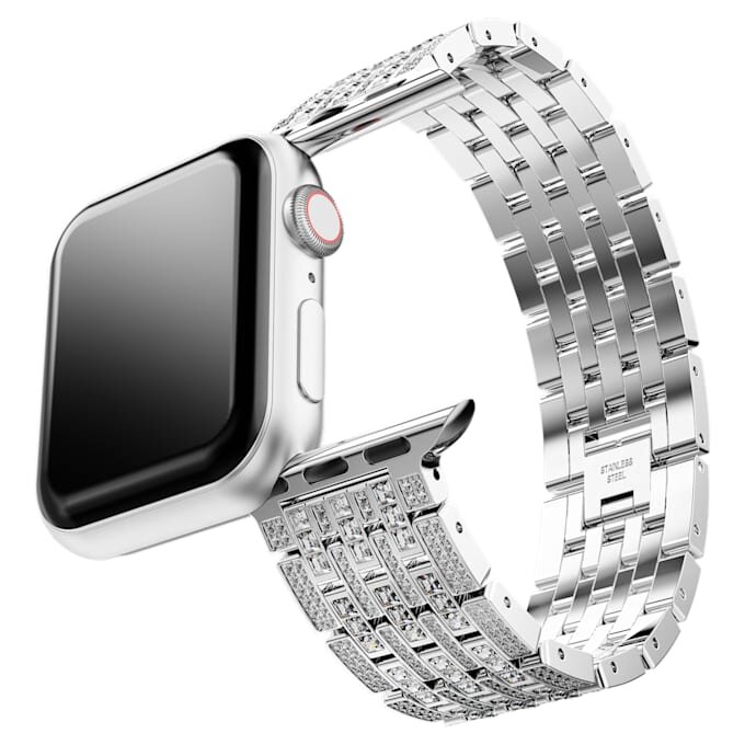 Bracelet Princess pour Apple Watch® 40 mm et 41 mm, ton argenté, acier inoxydable Bracelet Princess pour Apple Watch® 40 mm et 41 mm, ton argenté, acier inoxydable