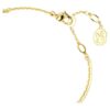 Bracelet rigide Chroma en forme de cœur, rouge, plaqué or Bracelet rigide Chroma en forme de cœur, rouge, plaqué or