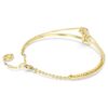 Bracelet rigide Chroma en forme de cœur, rouge, plaqué or Bracelet rigide Chroma en forme de cœur, rouge, plaqué or