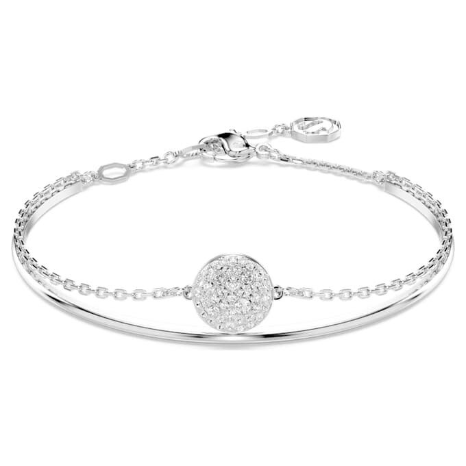 Bracelet rigide Sublima blanc, plaqué rhodium Bracelet rigide Sublima blanc, plaqué rhodium