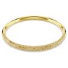 Bracelet rigide Sublima Snow Pavé, teinte dorée, plaqué or Bracelet rigide Sublima Snow Pavé, teinte dorée, plaqué or