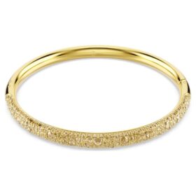 Bracelet rigide Sublima Snow Pavé, teinte dorée, plaqué or
