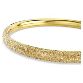 Bracelet rigide Sublima Snow Pavé, teinte dorée, plaqué or