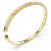Bracelet rigide Sublima Snow Pavé, teinte dorée, plaqué or Bracelet rigide Sublima Snow Pavé, teinte dorée, plaqué or