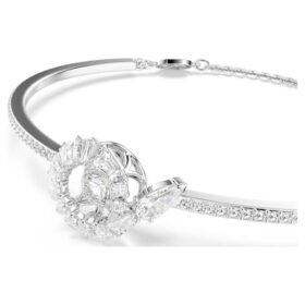 Bracelet « Serpent » à tailles variées, Année du Serpent, blanc, plaqué rhodium Bracelet « Serpent » à tailles variées, Année du Serpent, blanc, plaqué rhodium