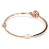 Bracelet serpent à tailles variées, Année du Serpent, rouge, plaqué or rose Bracelet serpent à tailles variées, Année du Serpent, rouge, plaqué or rose