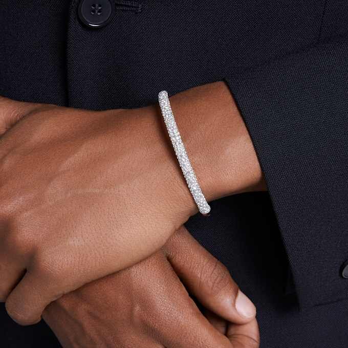 Bracelet Sublima Snow Pavé, blanc, plaqué rhodium Bracelet Sublima Snow Pavé, blanc, plaqué rhodium
