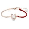 Bracelet Symbolica avec perle en cristal, pavé, fer à cheval, blanc, plaqué or rose Bracelet Symbolica avec perle en cristal, pavé, fer à cheval, blanc, plaqué or rose
